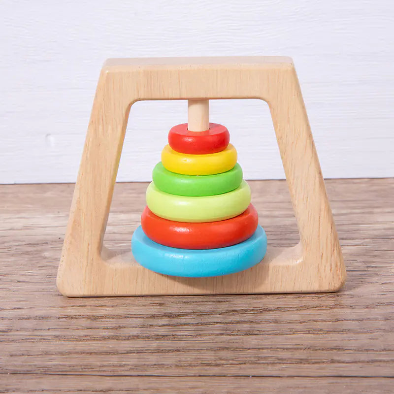 Montessori Infant Rattle Car Model Shape Toy