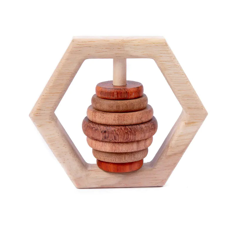 Montessori Infant Rattle Car Model Shape Toy