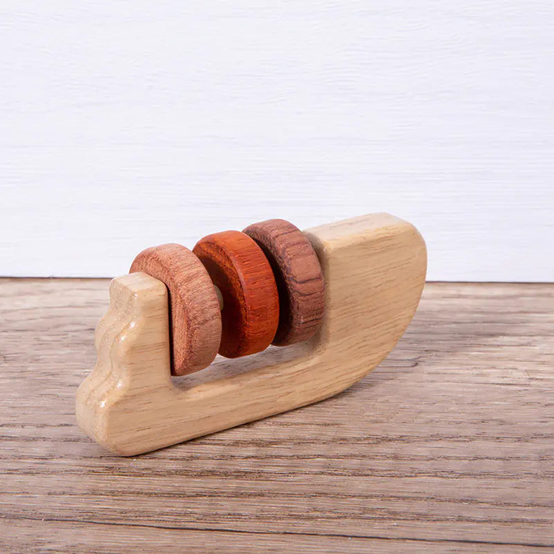 Montessori Infant Rattle Car Model Shape Toy