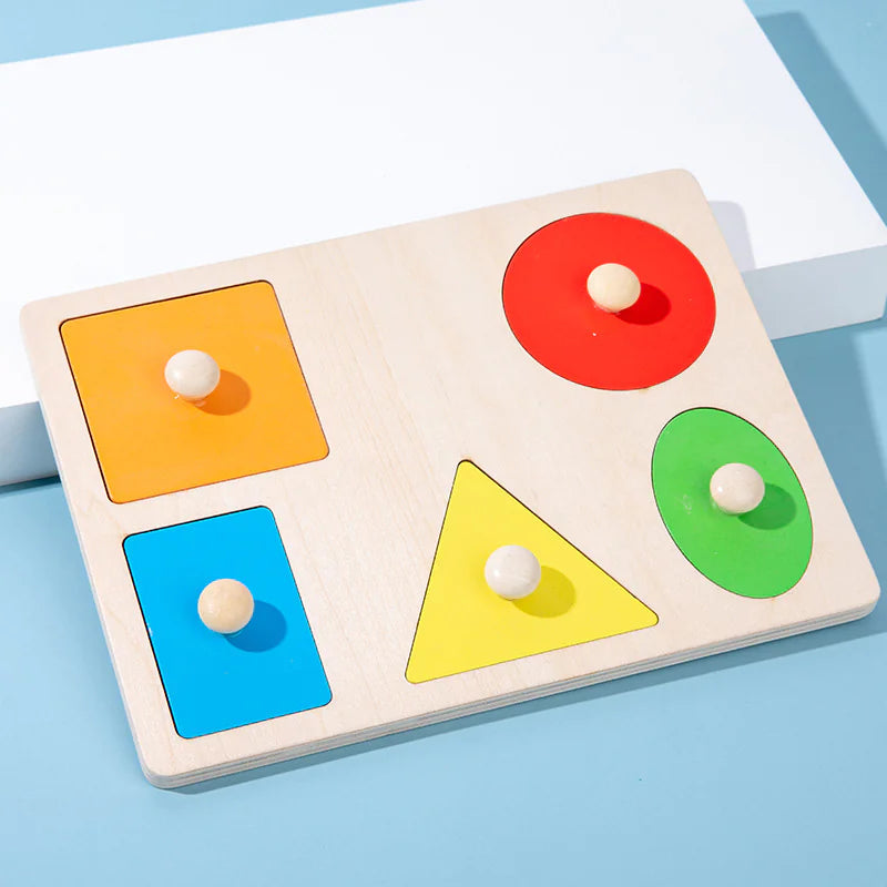 Montessori Geometric Puzzle Board