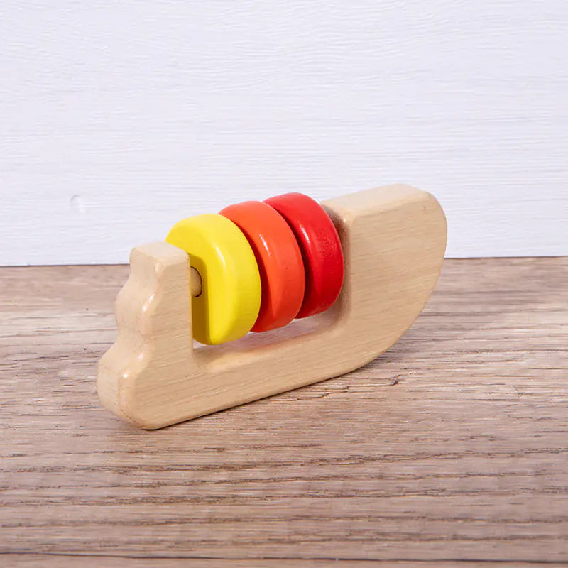 Montessori Infant Rattle Car Model Shape Toy
