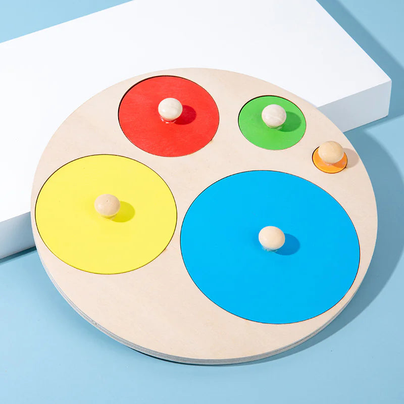 Montessori Geometric Puzzle Board