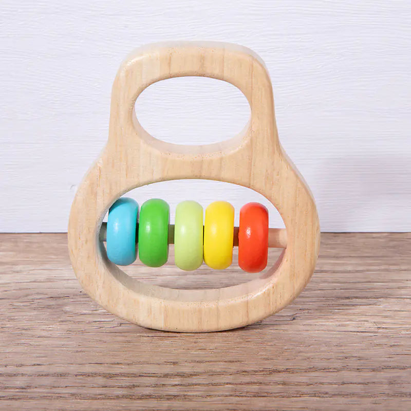 Montessori Infant Rattle Car Model Shape Toy